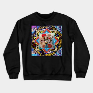 Portuguese folk art Crewneck Sweatshirt